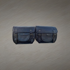 Haute qualité personnalisable taille Vintage noir cuir sac de selle élégant cyclisme sacoche pochette vélo queue pour vélo moto - Product Image 2