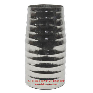 Vase de table de fantaisie enduit de poudre noire de luxe de décor à la maison pour la décoration de salon cadeau de noël et vase rond de décoration - Product Image 3