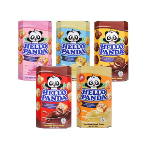 Meijii Hello Panda Chocolate <b>Biscuits</b> Contains Emulsifiers Soya Lecithin And Polyglycerol Esters For Smooth Cream Filling - Product Image 4
