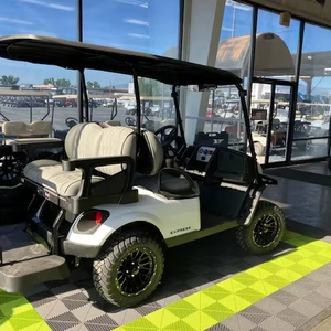 Carrito de Golf E-Z-G-O E-x-p-r-e-s-s S4 2025, a Gasolina, Blanco, para 4 Pasajeros, con Motor Kawasaki E-F-I de 13.5 HP - Product Image 1