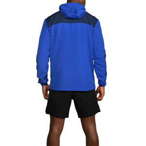 Veste coupe-vent décontractée pour hommes Vêtements à capuche légers et imperméables avec fermeture éclair Logo personnalisé 2024 Nouvelles vestes grande taille pour hommes - Product Image 5