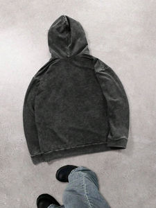 Vente en gros personnalisé 100% coton 450GSM pour hommes à la mode lavé à l'acide DTF imprimé - Product Image 2