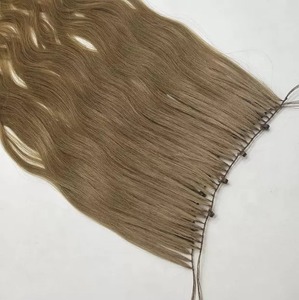 Pelucas de extensiones de cabello de trama de plumas de colores personalizados de vendedores de paquetes de cabello vietnamita alineados con cutícula completa - Product Image 6