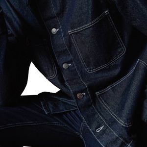 Chaqueta Vaquera Indigo Resistente para Primavera, Ropa Casual de Trabajo, Diseño Clásico con Botones, Múltiples Bolsillos, Ajuste Cómodo - Product Image 5