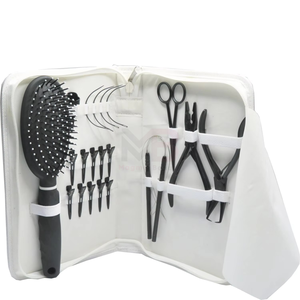 Kit d'outils de pinces pour extensions de cheveux en acier inoxydable, dernières nouveautés, avec couleurs personnalisées et qualité supérieure pour usage commercial - Product Image 3