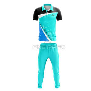 Último diseño de alta calidad recién llegado al por mayor logotipo personalizado impresión poliéster deportes Cricket uniforme - Product Image 2