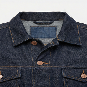 Veste en jean oversize pour homme, manteau décontracté en coton matelassé à boutons, vêtements d'extérieur pour femme, logo sur le devant, position supérieure - Product Image 4
