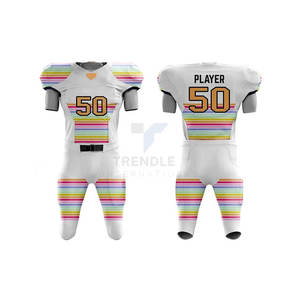 Uniformes Deportivos Personalizados de Fútbol Americano, Transpirables, de Secado Rápido, Antibacterianos, 100% - Product Image 1