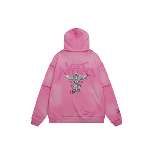 Sweat-shirt à capuche imprimé puff pour homme et femme, mode décontractée, streetwear surdimensionné, sweat-shirt confortable, pull chaud à manches longues, automne hiver 2025 - Product Image 3