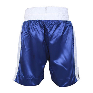 Pantalones cortos de boxeo con diseño de logotipo personalizado, 100% poliéster, lona, estilo callejero, cintura elástica media, Color sólido, teñido liso profesionalmente - Product Image 4
