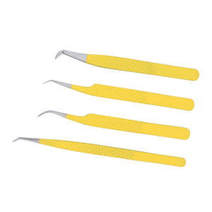 Pince à épiler pour cils de beauté Pince à épiler pour maquillage Outils d'extension Pince à épiler Faux cils - Product Image 6