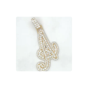 Charme Diamant Alphabet Pendentif-Lettre P Sophistiqué Diamant Lettre P Collier Diamant Alphabet Pendentifs Bijoux De Mode - Product Image 1