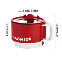 NOUVEAU - Marmite électrique pour dortoir avec poignée pliable, cuiseur à ramen et mini-cuiseur à riz électrique portable 110V