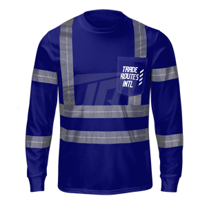 Conjunto DE TRABAJO reflectante impermeable, camisa de poliéster abotonada con babero cómodo en general con cuello redondo para trabajo calificado, turnos largos - Product Image 2