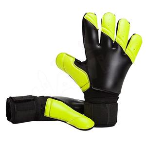 Nouveaux gants de gardien de but adultes professionnels en cuir de Latex épais gants d'entraînement de Football lisse Protection des doigts en cuir lisse - Product Image 3