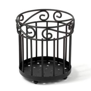 Porte-couverts décoratif en acier galvanisé pour table à manger, ajoutant un charme rustique et une organisation pratique des ustensiles - Product Image 6