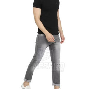 Nouveau style de pantalons jeans pour hommes à usage extérieur meilleure qualité pantalons pour hommes de couleur unie pantalons jeans sur mesure en gros - Product Image 5