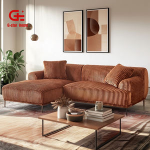 أريكة تشيسترفيلد أوروبية حديثة، أريكة قطاعية من القماش للشقق والفنادق وغرف المعيشة - Product Image 2