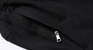 OEM Hombres Casual 100% Algodón Pantalones de pierna ancha Durable con parche personalizable Rayas - Product Image 5