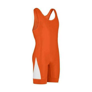 Singlet de lutte personnalisé pour hommes, grande taille, en spandex/coton 220g, impression par sublimation, motif, vente en gros - Product Image 1