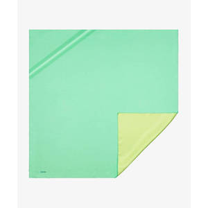 Écharpe carrée double face 100% soie Aker avec motif à pois - Product Image 2