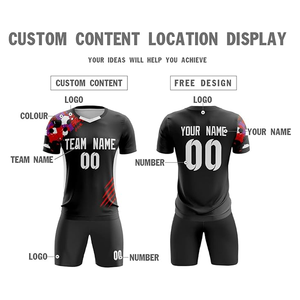 Ropa de fútbol impresa de Francia de alta calidad, camisetas de equipo de fútbol de secado rápido, conjuntos de uniformes de sublimación completa de estilo superior - Product Image 5