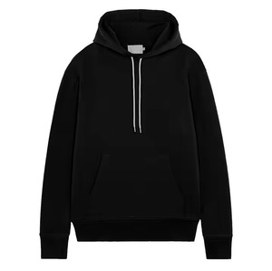 เสื้อกันหนาวมีฮู้ดสำหรับผู้ชายไซส์ใหญ่พิเศษ, เสื้อฮู้ดแบบมีเชือกผูกคอผ้าฝ้ายโอเวอร์ไซส์ออกแบบโลโก้ได้ตามต้องการ - Product Image 4