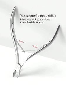 Juego de Cortaúñas de Acero Inoxidable, Kit de Herramientas para el Cuidado de las Uñas, Kit para Remover Piel Muerta, Removedor de Cutículas - Product Image 2