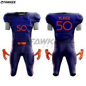 Uniformes de fútbol americano sublimación personalizados al por mayor para hombres de calidad premium con diseño personalizado - Product Image 4