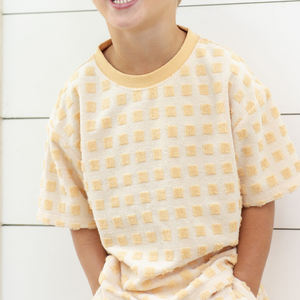 T-shirt pour enfants en coton biologique, t-shirts en tissu éponge pour garçons, t-shirt personnalisé pour enfants, vêtements écologiques pour enfants, t-shirts pour enfants - Product Image 4