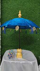 מטרייה קישוט שולחן קטיפה עם מטרייה לעמוד rajasthani <span class=keywords><strong>jaipuri</strong></span> לחתונות Mehndi dholki boho תפאורה החוף - Product Image 6