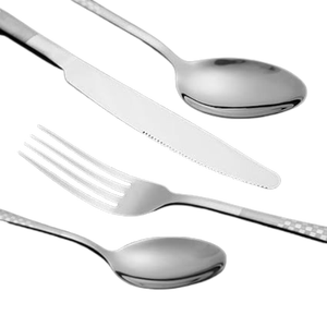 ชุดช้อนส้อม 5 ชิ้น - ชุดอาหารสแตนเลสขัดเงา - มีด 1 อัน, ส้อม 2 อัน, ช้อน 2 อัน - Product Image 3