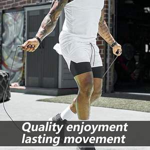 Men's 2-in-1 <b>Camo</b> Print Gym <b>Shorts</b> Quick Dry Training Athletic Workout with 5 Elastic Waist Breathable Phone Pockets - Product Image 6