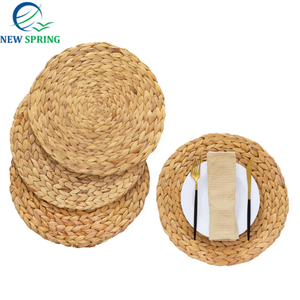 Mantel de mesa de alta calidad, resistente y adecuado, mantel aislado antideslizante con agua Hyacith, técnicas de punto de Material Natural - Product Image 4