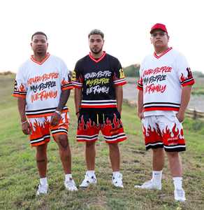 Conjunto de camisetas de fútbol americano juvenil estilo callejero moda impresa personalizada conjunto de camisetas y pantalones cortos de fútbol americano secado rápido - Product Image 6