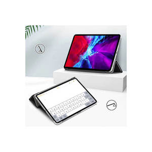 Étui intelligent Netzy 2025 M3 pour iPad Air 11 en cuir PU doré avec support et porte-crayon, en TPU pour la recharge - Product Image 6