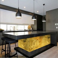 Bloque de Revestimiento de Piedra Natural Flexible y Duradera de la Mejor Calidad, Pizarra Translúcida India para Uso Interior y Exterior, Certificado CE/ISO9001 5+