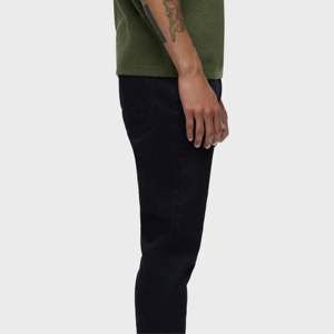 Pantalones vaqueros ajustados de mezclilla negros para hombre, pantalones vaqueros elásticos ajustados para un aspecto moderno, perfectos para ropa informal, estilo callejero - Product Image 6