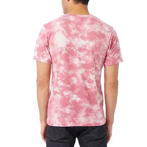T-shirt surdimensionné à col rond pour homme, tie-dye personnalisé, 210 g, 100 % coton, respirant, streetwear, décontracté, t-shirt uni - Product Image 3