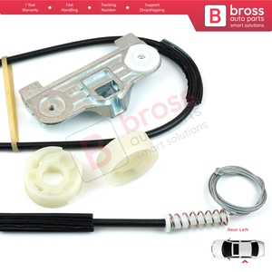 Kit de réparation de lève-vitre arrière gauche BWR309 pour BMW Série 5 E39 1996-03/1999 4/5 portes pré-lifting 51358159835 - Product Image 5