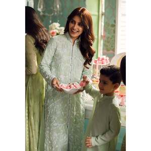 <b>Women's</b> Floral Crepe Pant Suit-Loose Fit <b>Short</b> Top & <b>Trousers</b> <b>for</b> Spring/Summer - Product Image 5