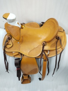 Selles en cuir pur durables de style anglais de haute qualité meilleur prix offre de gros pour l'équitation - Product Image 3