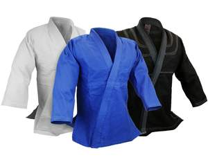 Kimonos de Jiu Jitsu Brasileño con Logotipo Bordado, 100% Algodón, Tallas Unisex A0-A6 - Product Image 1