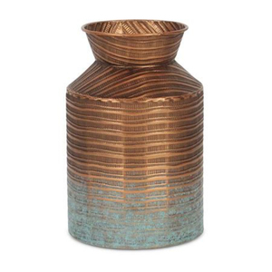 Classic Modern Round <b>Copper</b> Flower <b>Vase</b> in Premium <b>Copper</b> with a Stunning Finished Perfect for Stylish Home Decor - Product Image 1