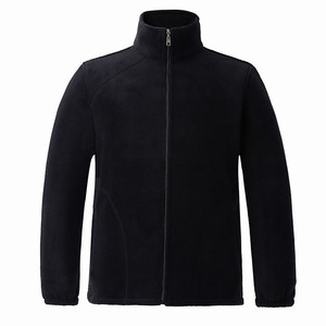 Oem diseño de logotipo personalizado nuevos hombres primavera otoño invierno al aire libre dobladillo recto cuello alto polar chaqueta de los hombres - Product Image 5