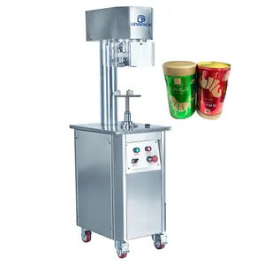 Black tea tin can sealing machine Semi-automatic beverage tin can sealing machine Small food electric can sealing machine