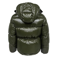 Veste matelassée réversible à capuche et col roulé pour homme, coupe-vent, imperméable, respirante, grande taille, imprimée, en softshell – Vente en gros