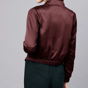 Veste en satin pour femmes très vendue, légère, élégante, grande taille, vêtements d'extérieur pour femmes, veste en satin complet - Product Image 4