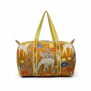 Bolsa de Lona de Algodón Orgánico Plegable, Ligera y Cómoda, Diseño a Prueba de Polvo, Estilo Moderno, Gran Capacidad para Viajes Largos y Uso Diario - Product Image 1