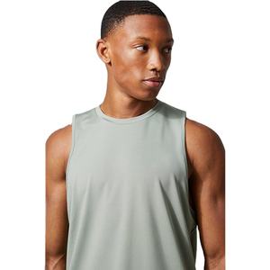 เสื้อกล้ามออกกำลังกายผู้ชาย ทรงเข้ารูป ระบายอากาศได้ดี เป็นมิตรกับสิ่งแวดล้อม ผลิตจากโพลีเอสเตอร์/คอตตอน คอกลม แขนกุด สำหรับฤดูร้อน ขายส่ง - Product Image 6